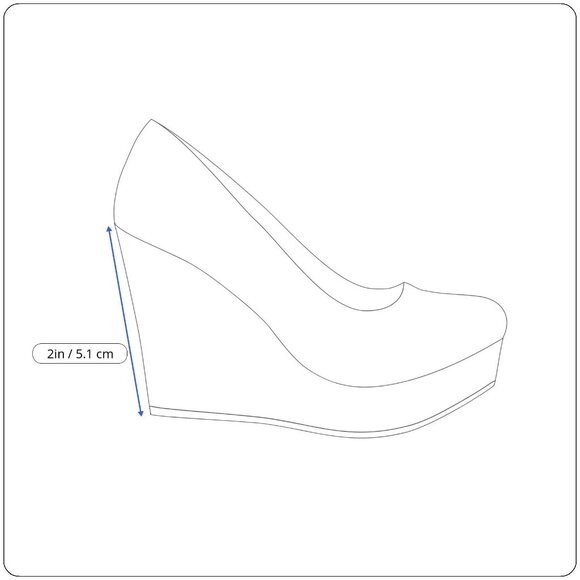 Anne Klein Sport Women’s Black Patent Leather Bow Slip-On Wedge Pumps Size 8.5M - Picture 10 of 10